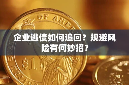 武汉企业逃债如何追回？规避风险有何妙招？