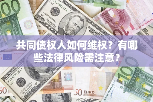 武汉共同债权人如何维权？有哪些法律风险需注意？