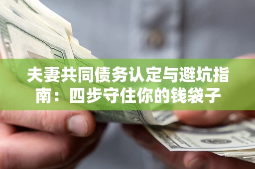 武汉夫妻共同债务认定与避坑指南：四步守住你的钱袋子