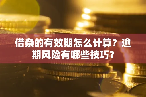武汉借条的有效期怎么计算？逾期风险有哪些技巧？