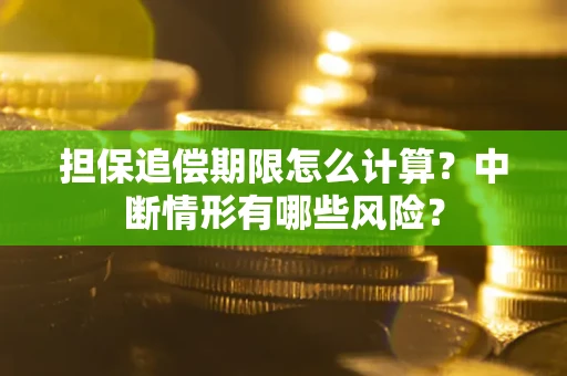 武汉担保追偿期限怎么计算？中断情形有哪些风险？