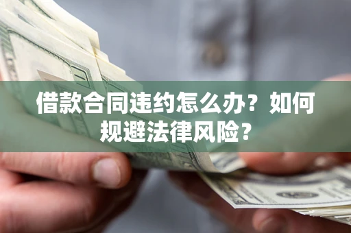 武汉借款合同违约怎么办？如何规避法律风险？